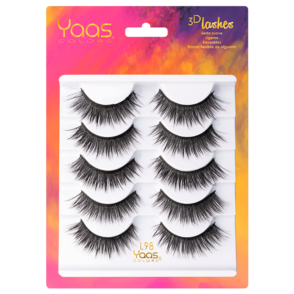 L98 BANDEJA 5 PARES 3D LASHES