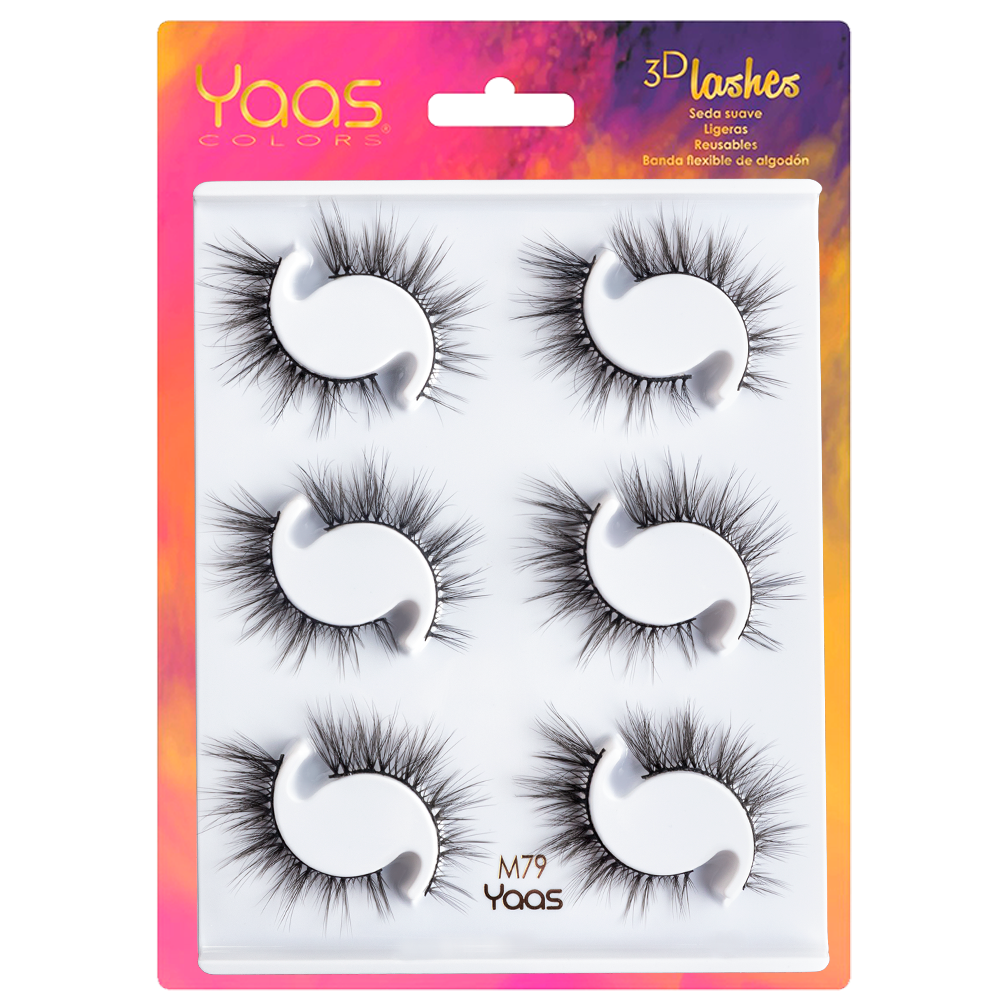 [0606795091607] 0069 M79 BANDEJA 6 PARES 3D LASHES