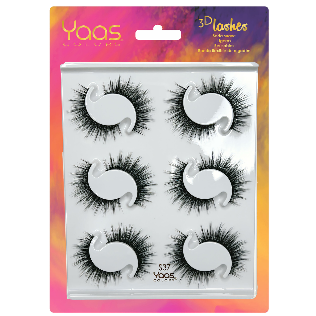 48 S37 BANDEJA 6 PARES 3D LASHES