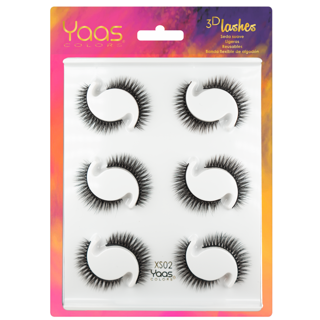 [0606795091973] 0044 XS02 BANDEJA 6 PARES 3D LASHES