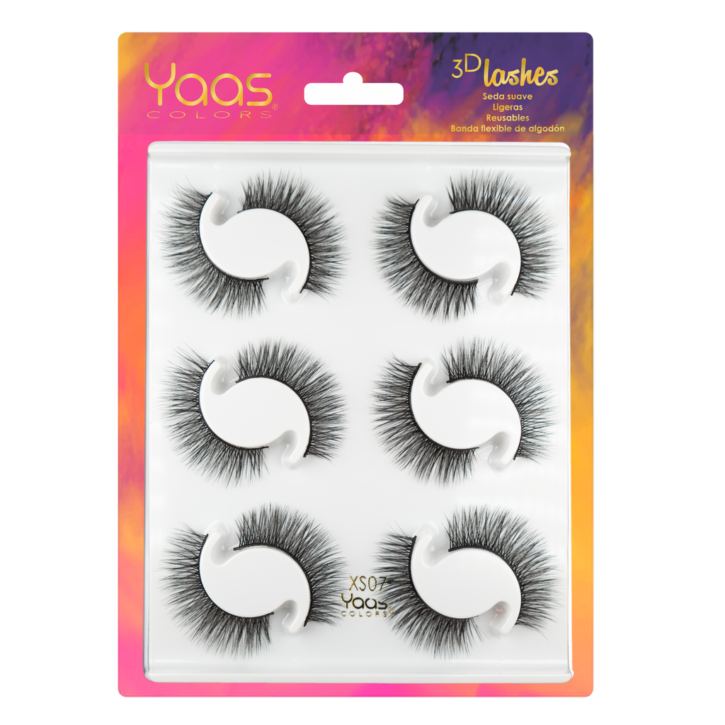 0049 XS07 BANDEJA 6 PARES 3D LASHES