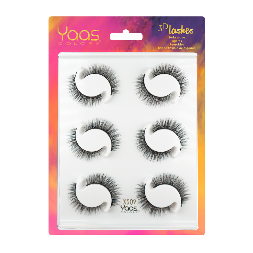 [0606795091980] 0051 XS09 BANDEJA 6 PARES 3D LASHES