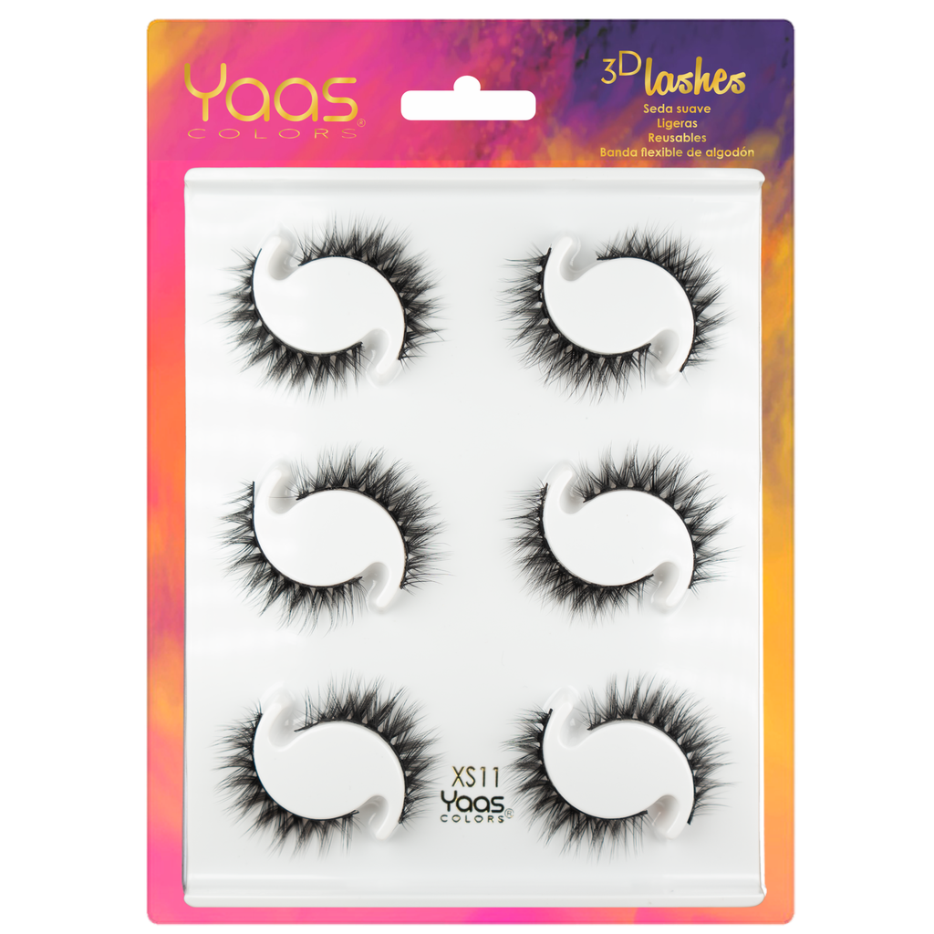 38 XS11 BANDEJA 6 PARES 3D LASHES