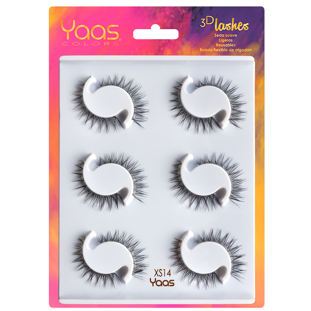 0055 XS14 BANDEJA 6 PARES 3D LASHES