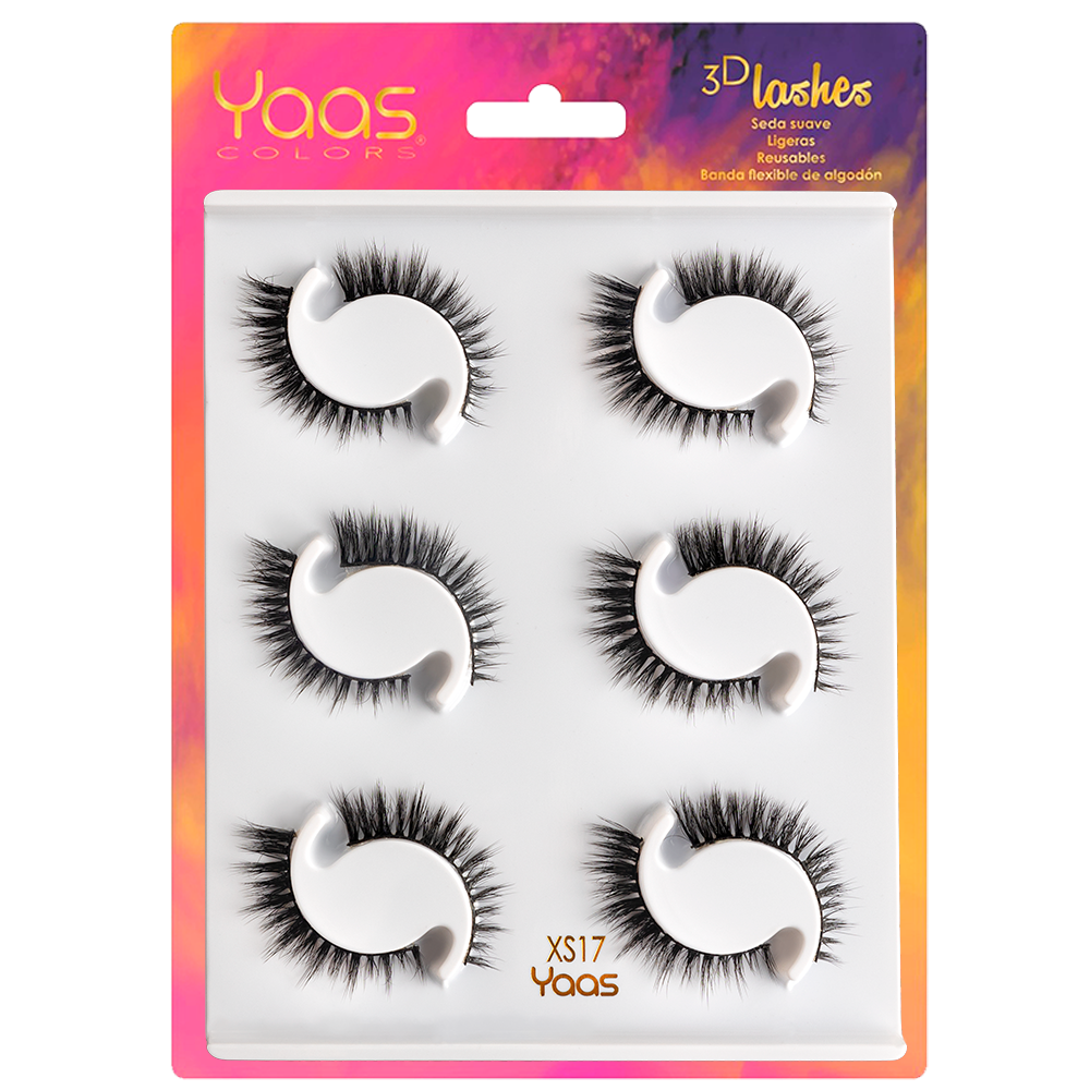 [0606795091522] 0057 XS17 BANDEJA 6 PARES 3D LASHES