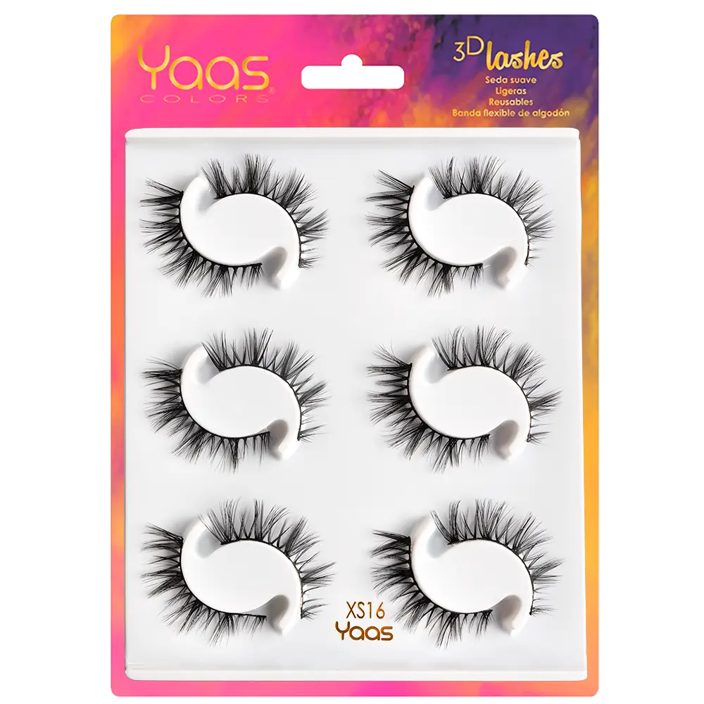 0057 XS16 BANDEJA 6 PARES 3D LASHES