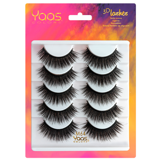 [0606795090761] M64 BANDEJA 5 PARES 3D LASHES