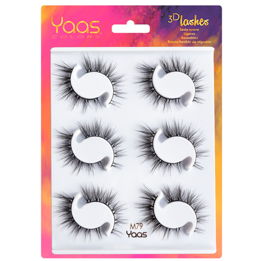 [0606795091607] 52 M79 BANDEJA 6 PARES 3D LASHES
