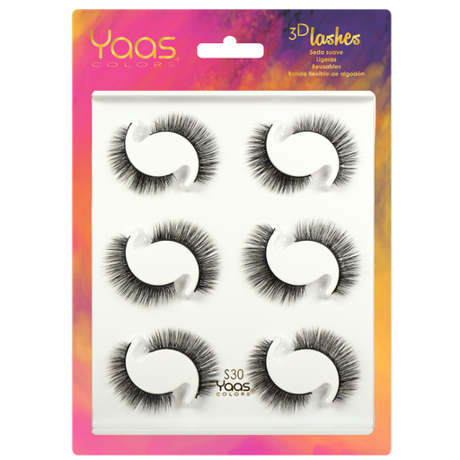 [0606795090716] 43 S30 BANDEJA 6 PARES 3D LASHES