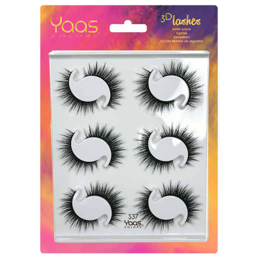[0606795090747] 48 S37 BANDEJA 6 PARES 3D LASHES