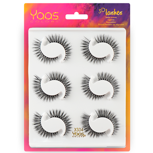 [0606795091447] 31 XS04 BANDEJA 6 PARES 3D LASHES