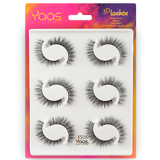 [0606795090693] 0047 XS05 BANDEJA 6 PARES 3D LASHES