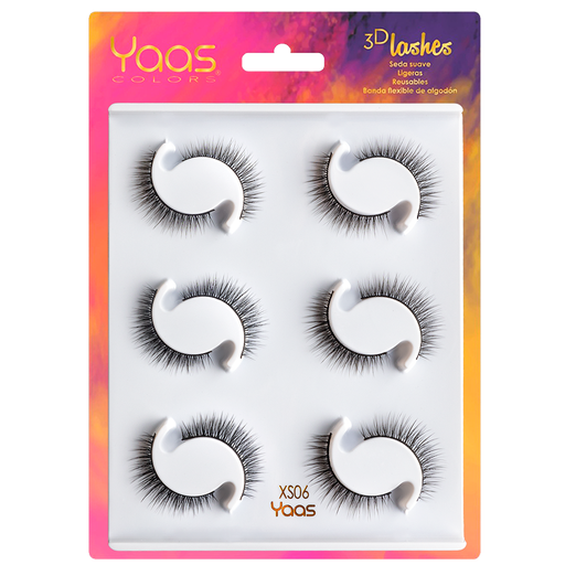 [0606795091652] 33 XS06 BANDEJA 6 PARES 3D LASHES