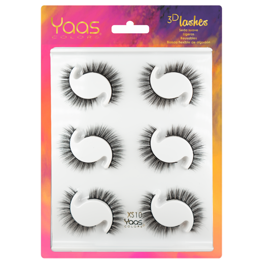 [0606795091843] 37 XS10 BANDEJA 6 PARES 3D LASHES