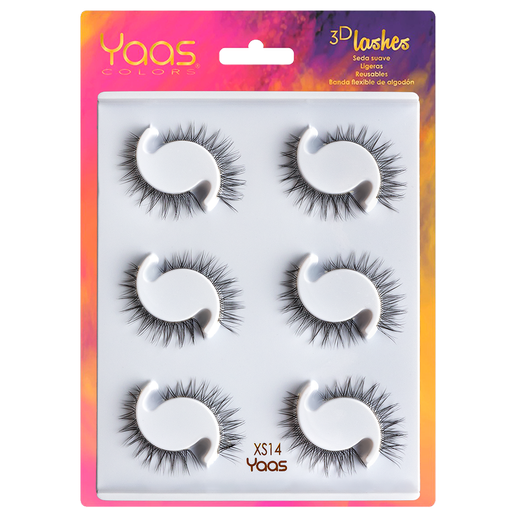 [0606795091560] 40 XS14 BANDEJA 6 PARES 3D LASHES
