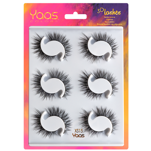 [0606795091553] 0056 XS15 BANDEJA 6 PARES 3D LASHES