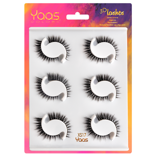 [0606795091522] 42 XS17 BANDEJA 6 PARES 3D LASHES