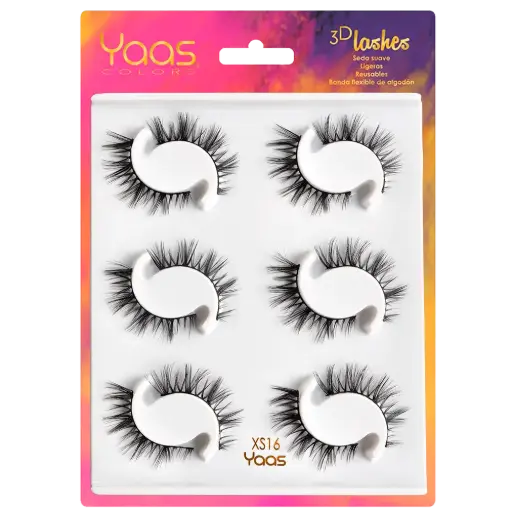 0057 XS16 BANDEJA 6 PARES 3D LASHES